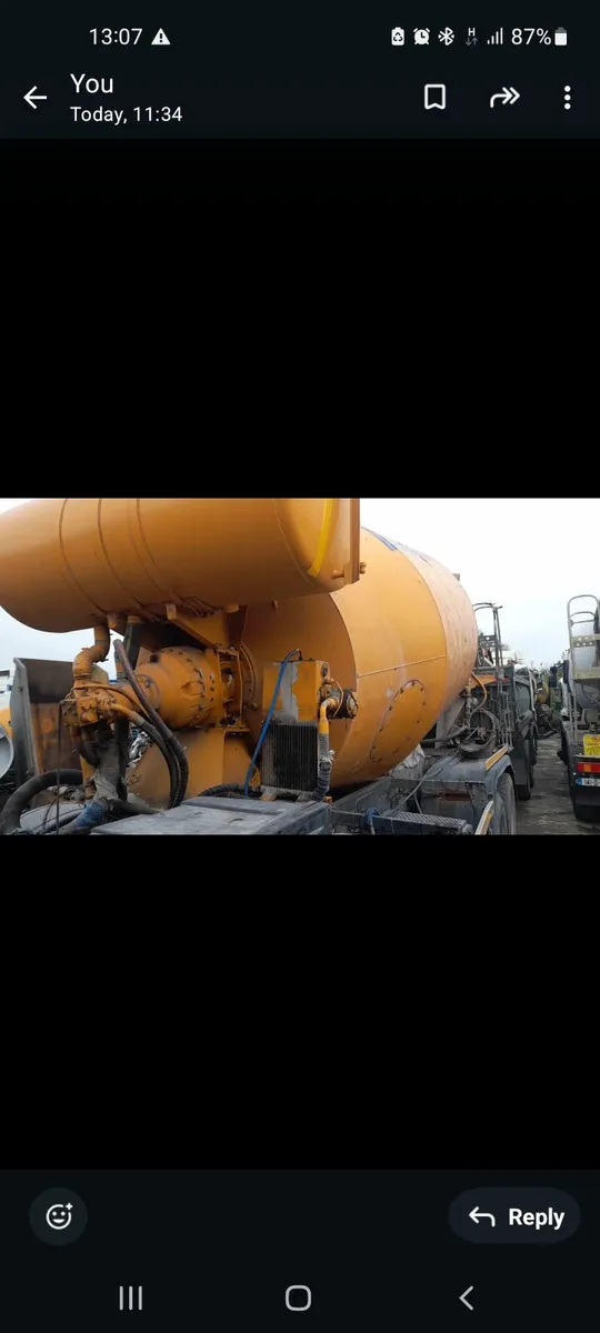 Concrete Mixer Bottle for Parts - Image 1