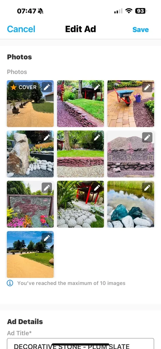 Stone plum slate cobbles pebbles rocks boulders - Image 3