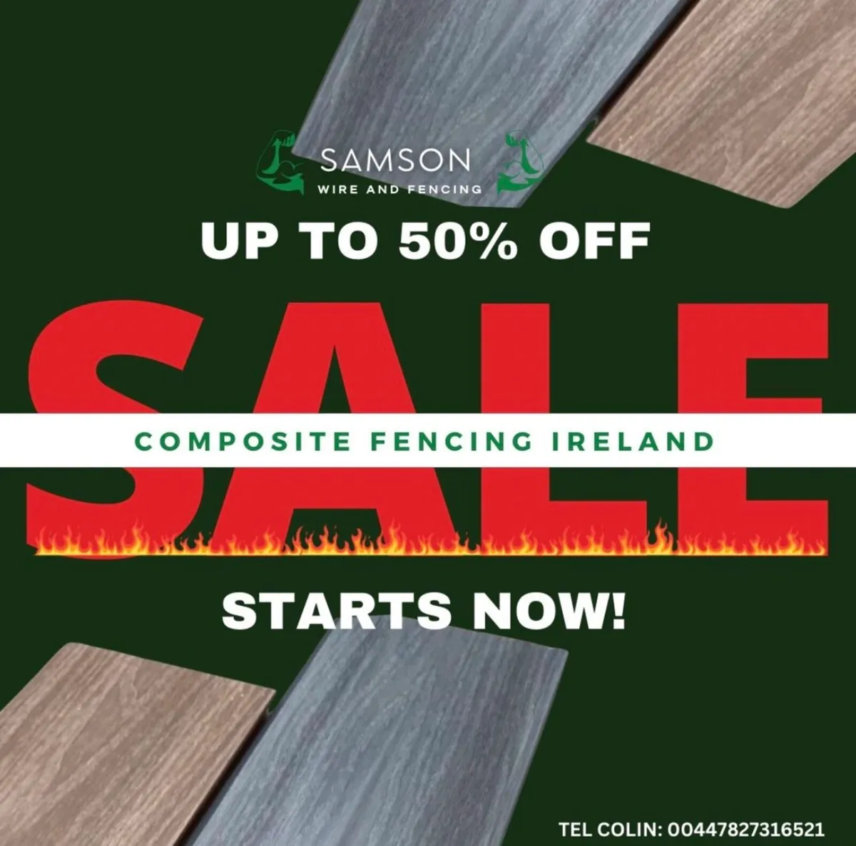 ‼️‼️SALE ‼️‼️ ROT PROOF Fencing..Buy Composite - Image 1