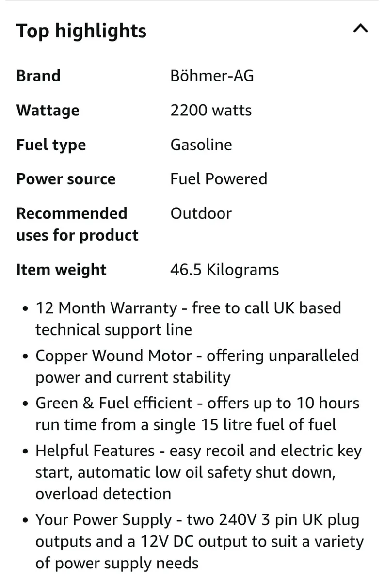 BÖHMER-AG WX3800K-e Generator - Image 3