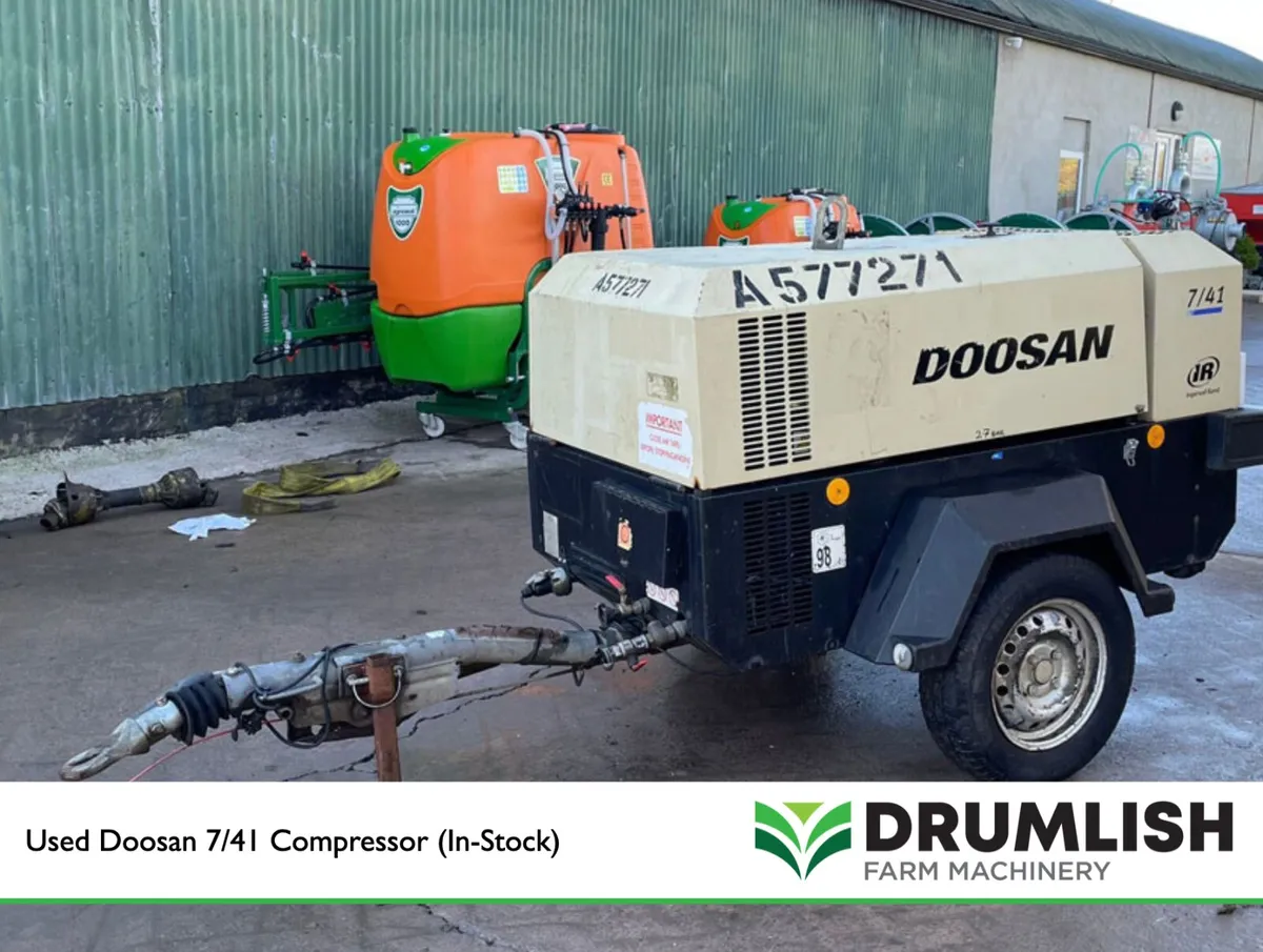 Used Doosan 7/41 Compressor (In-Stock) - Image 4