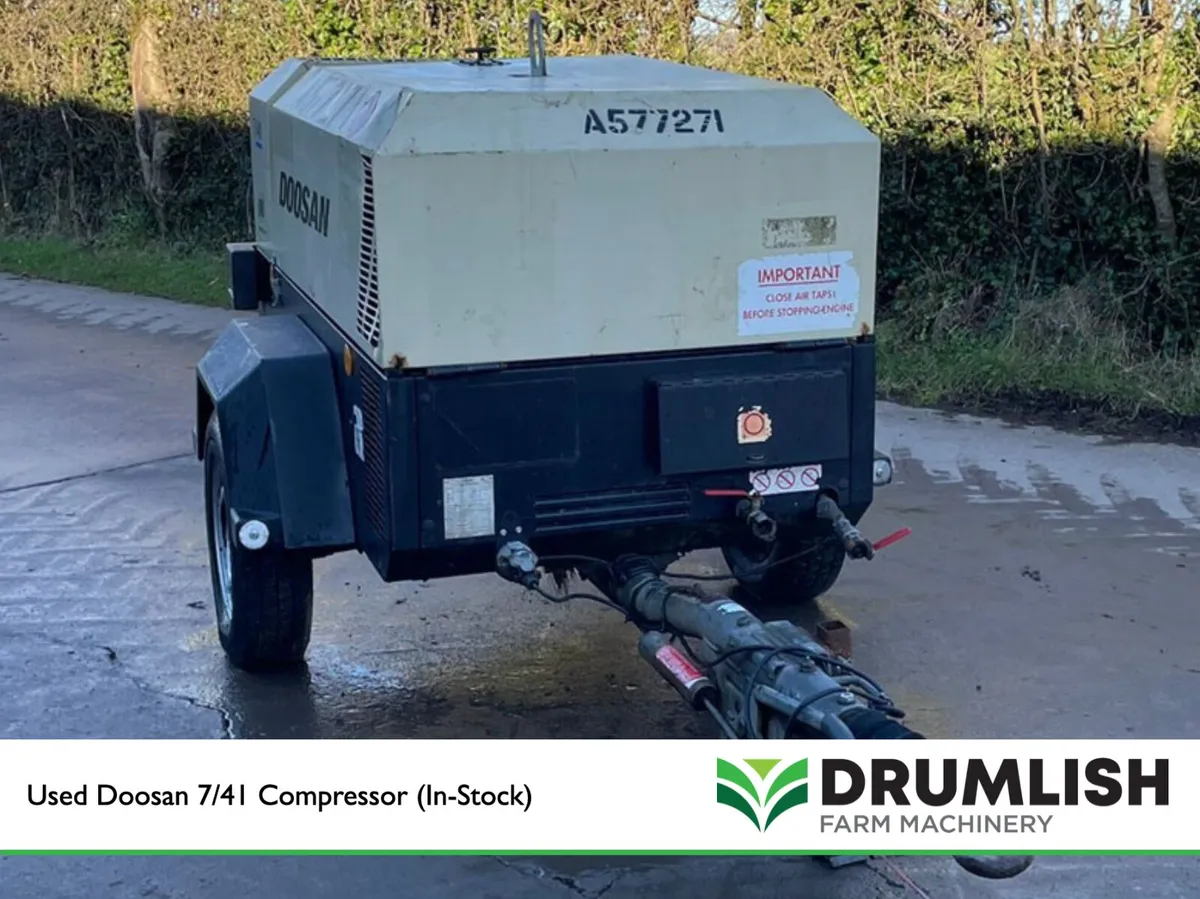 Used Doosan 7/41 Compressor (In-Stock) - Image 3