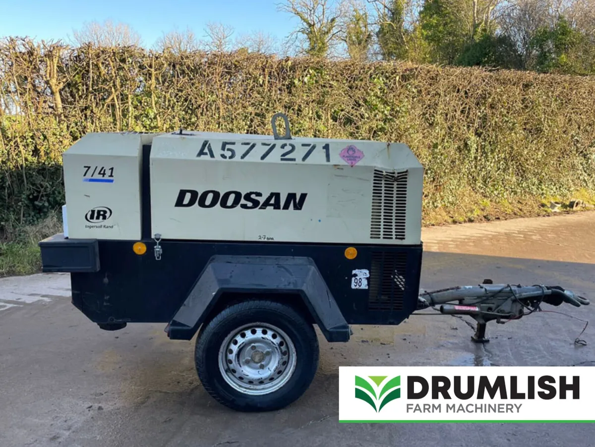 Used Doosan 7/41 Compressor (In-Stock) - Image 1