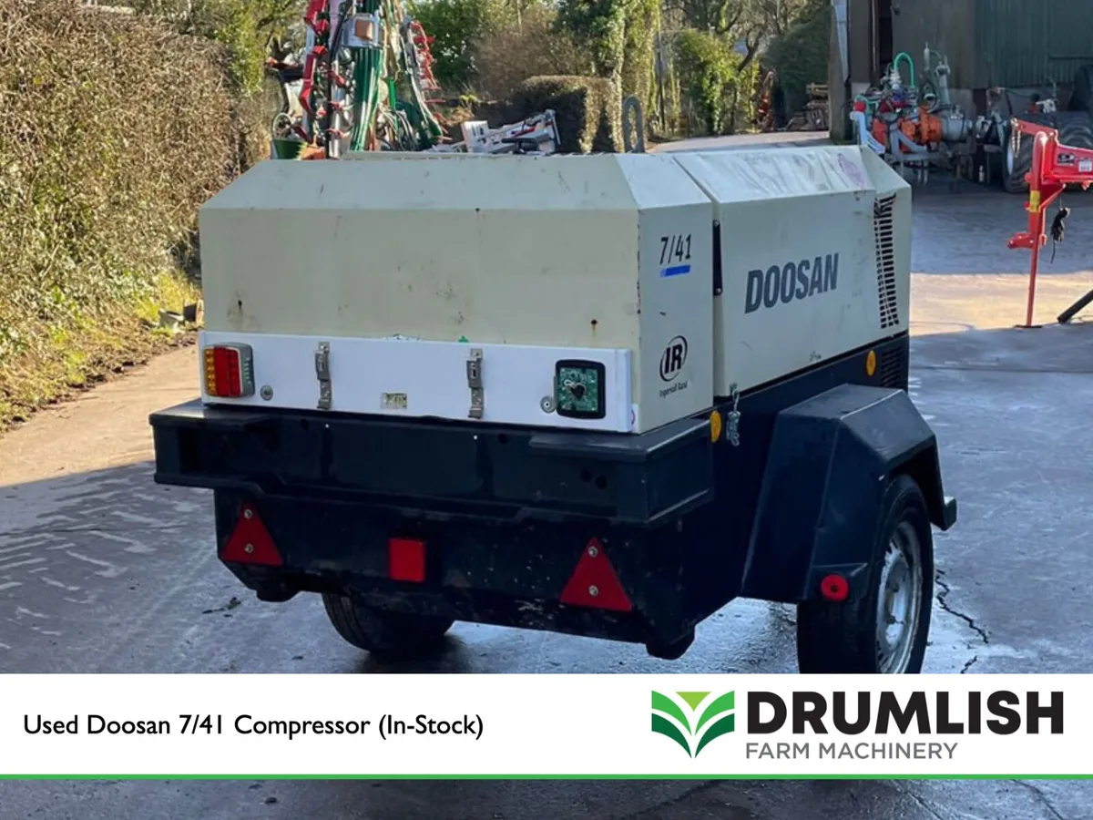 Used Doosan 7/41 Compressor (In-Stock) - Image 2