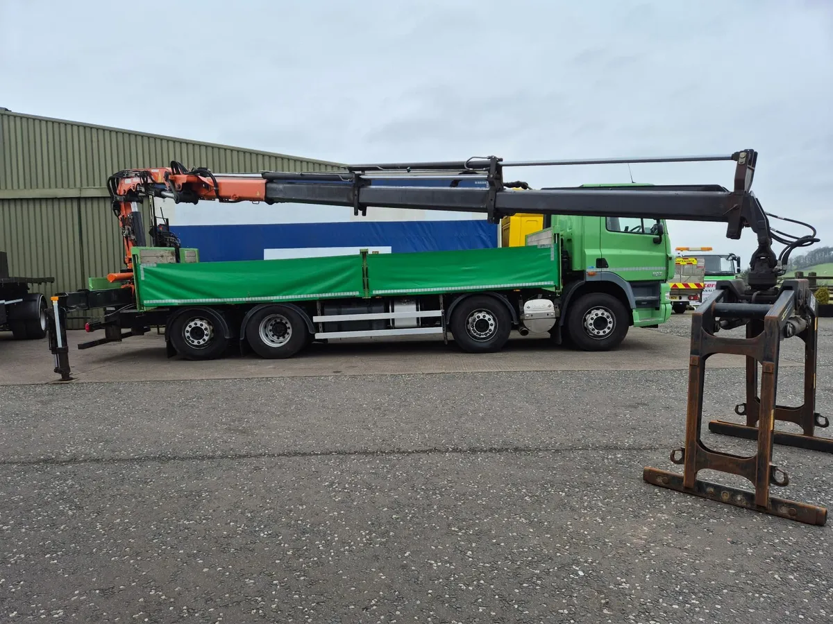 2013 Daf CF85 360 8x2 with 16ton 3ext Atlas crane - Image 3