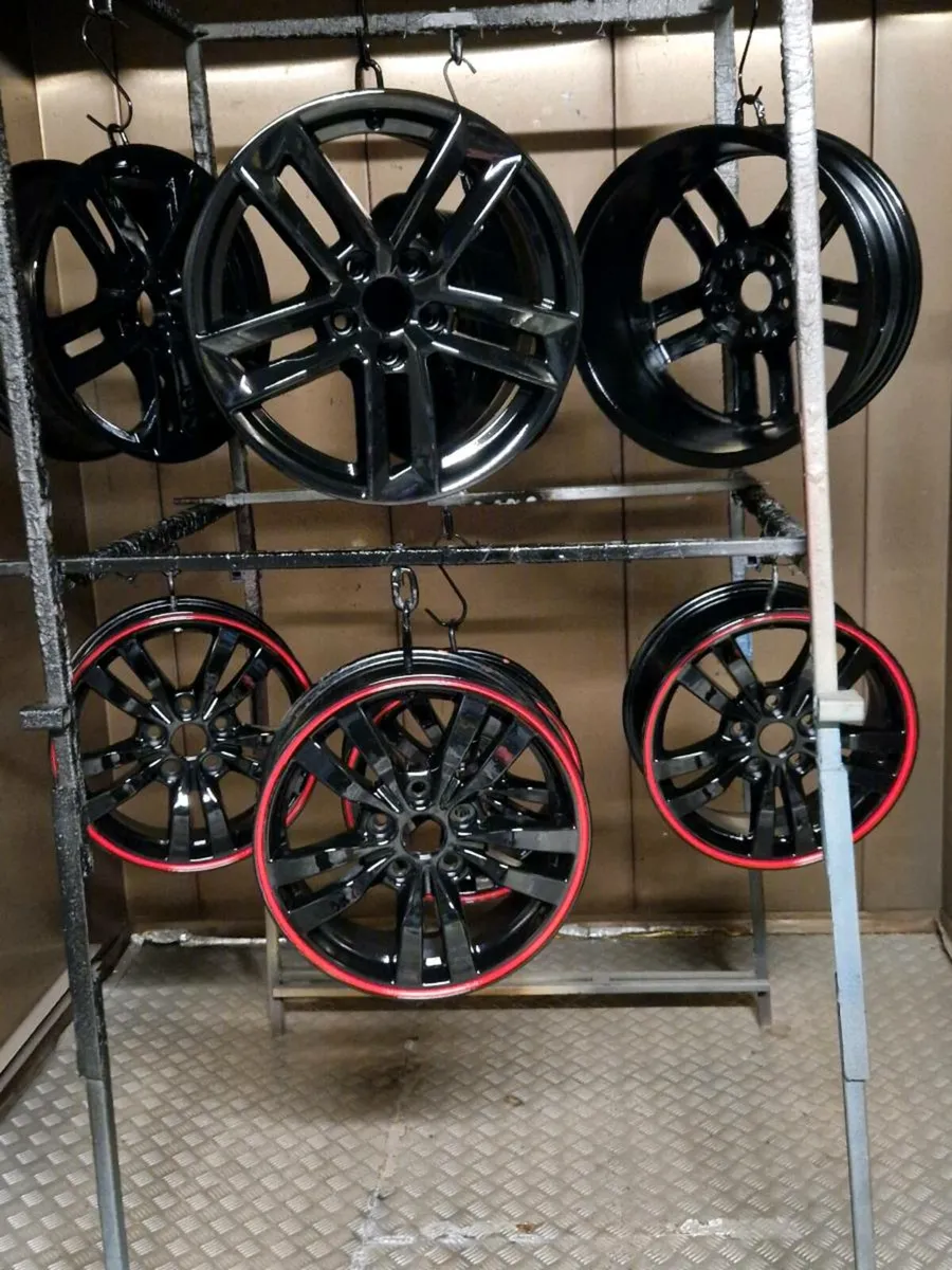 Powder coating wheels and gates - Image 4