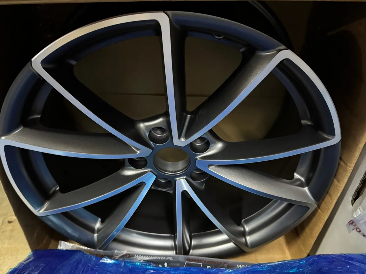 18” rs4 5x112 grey / polished