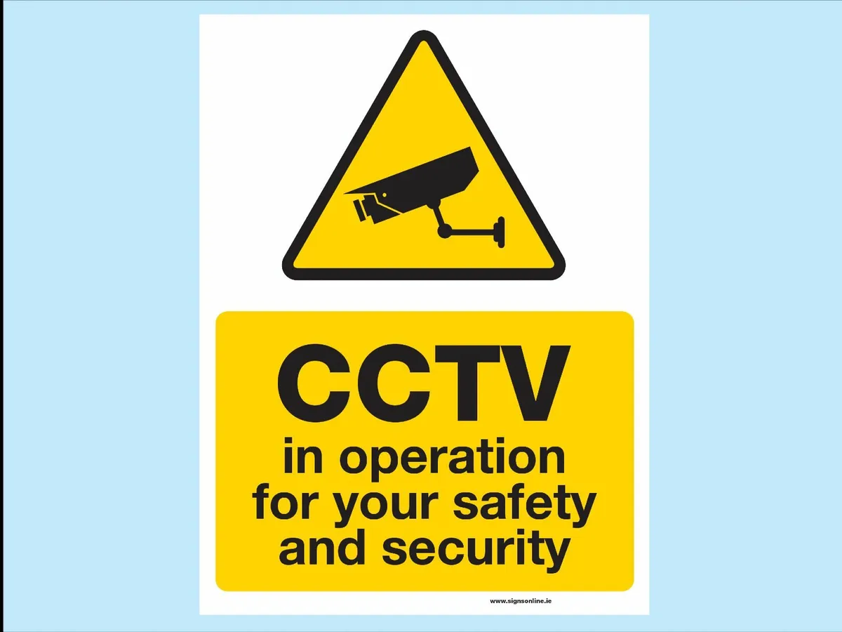 CCTV Warning Signs – On Sale Now at SignsOnline.ie - Image 3