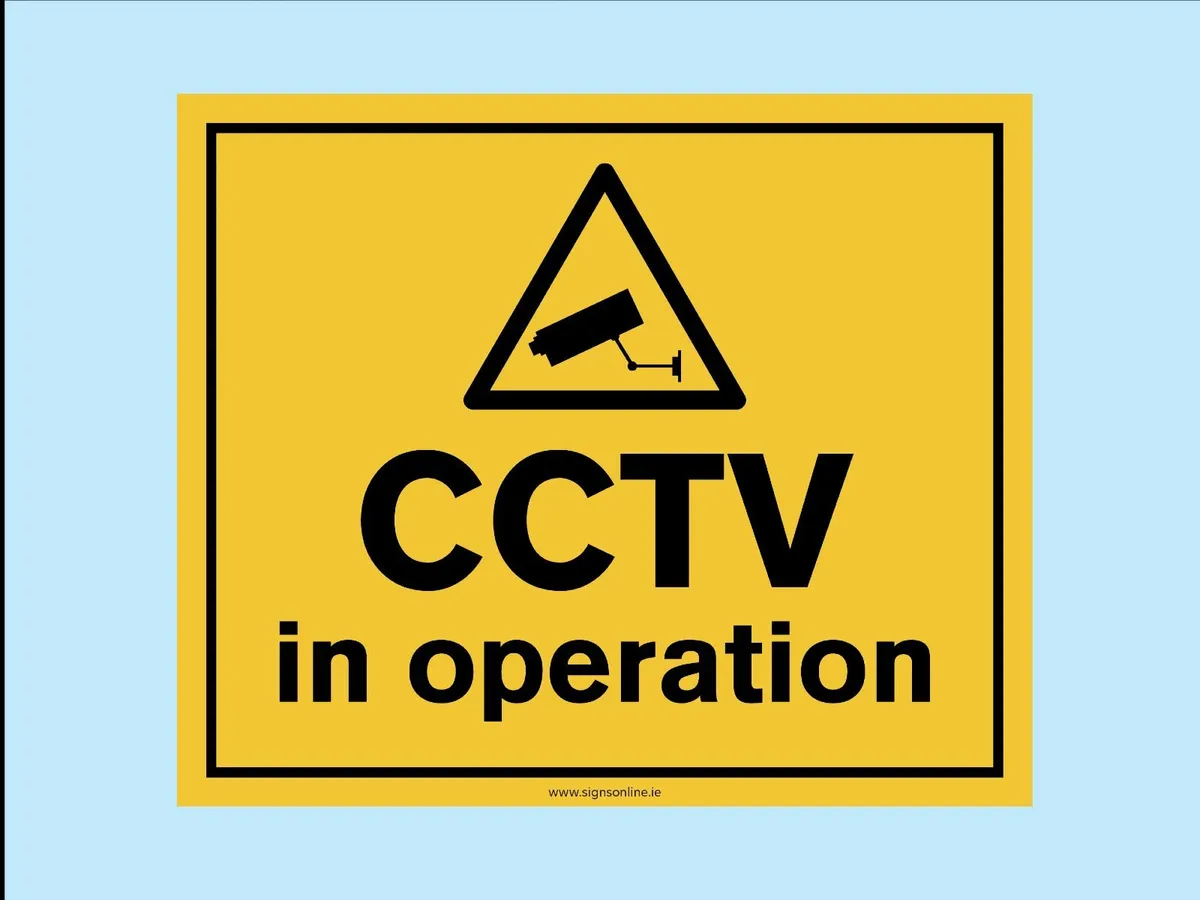 CCTV Warning Signs – On Sale Now at SignsOnline.ie - Image 4