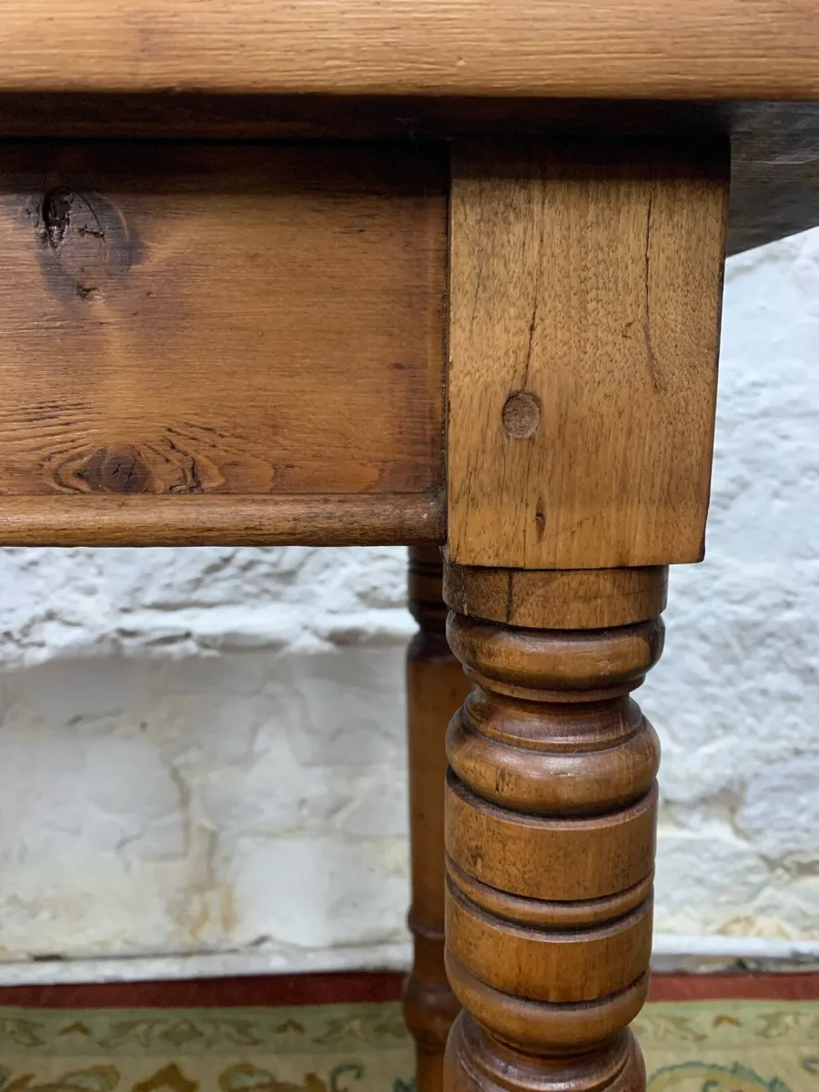 19th Century Victorian farmhouse preparation table - Image 4