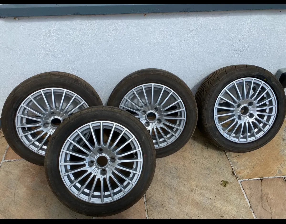 15” alloy wheels X5 and tyres - Image 1