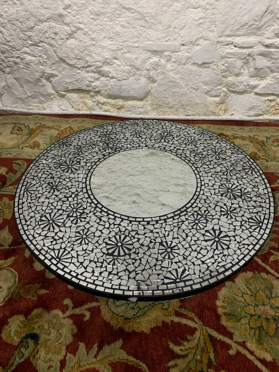 Large circular mosaic Mirror - Image 2