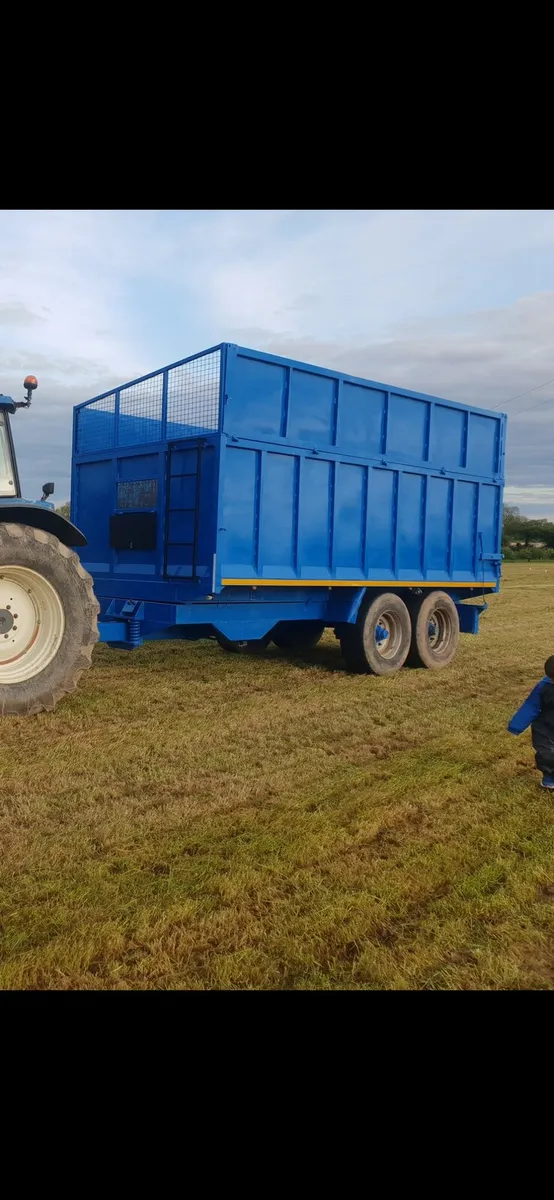 18ft grain & silage trailer - Image 1
