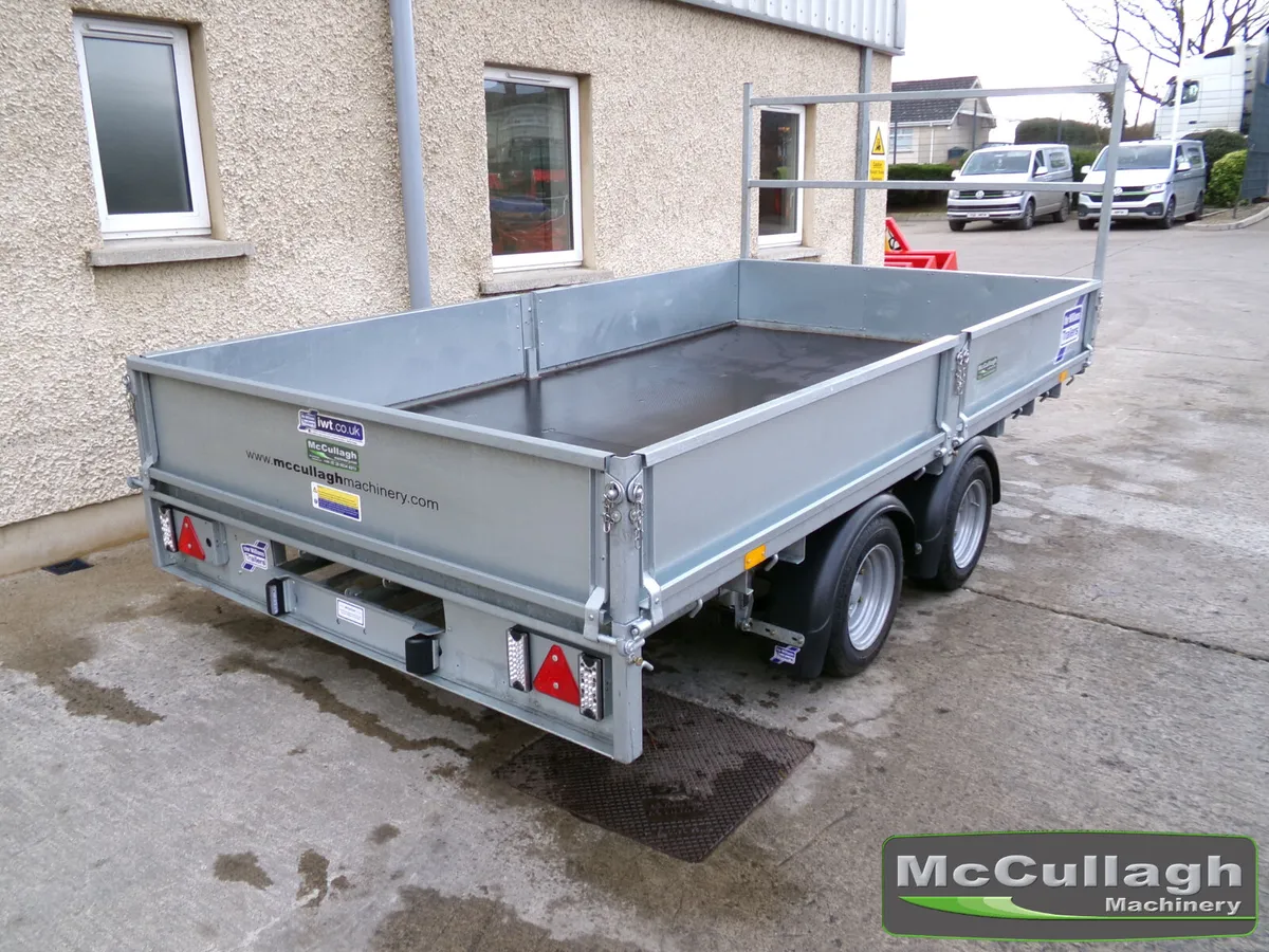 New Ifor Williams LM126 12ft x 6ft Flatbed Trailer - Image 3
