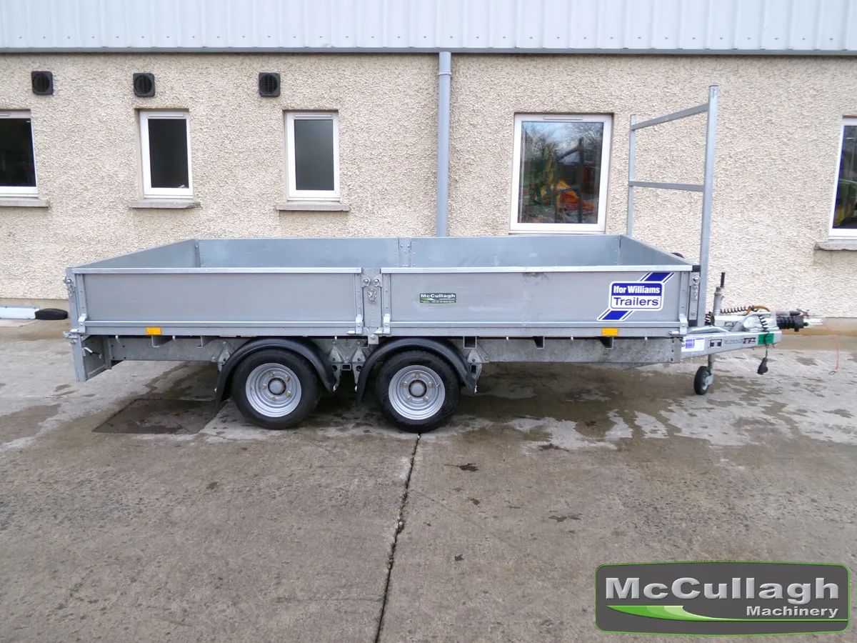 New Ifor Williams LM126 12ft x 6ft Flatbed Trailer - Image 2