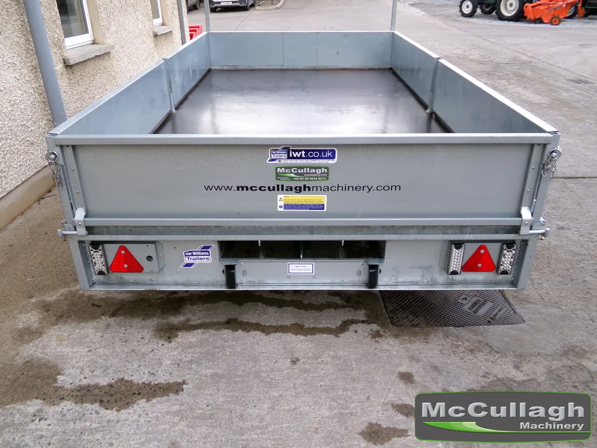 New Ifor Williams LM126 12ft x 6ft Flatbed Trailer - Image 4