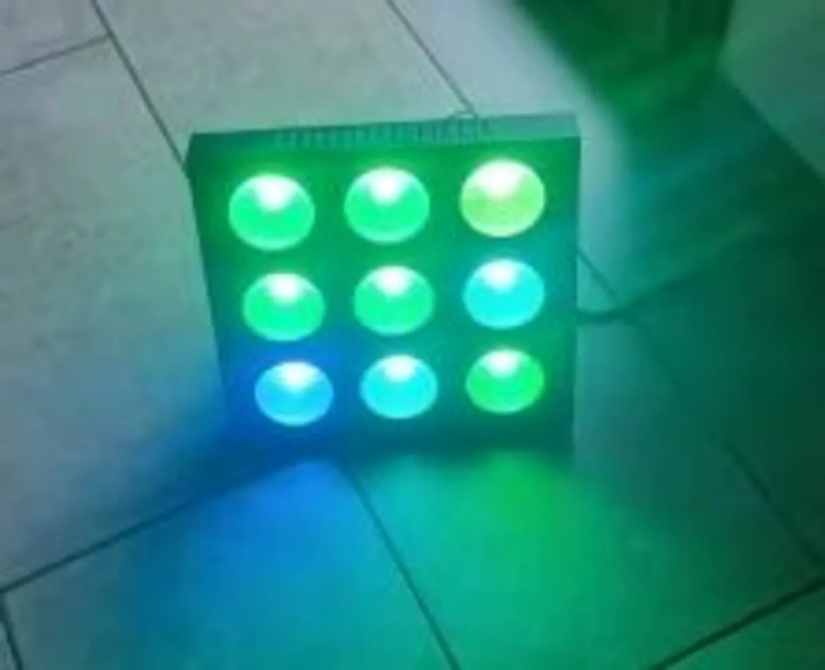 LED Matrix 9 Light Par DJ Lights - Image 3