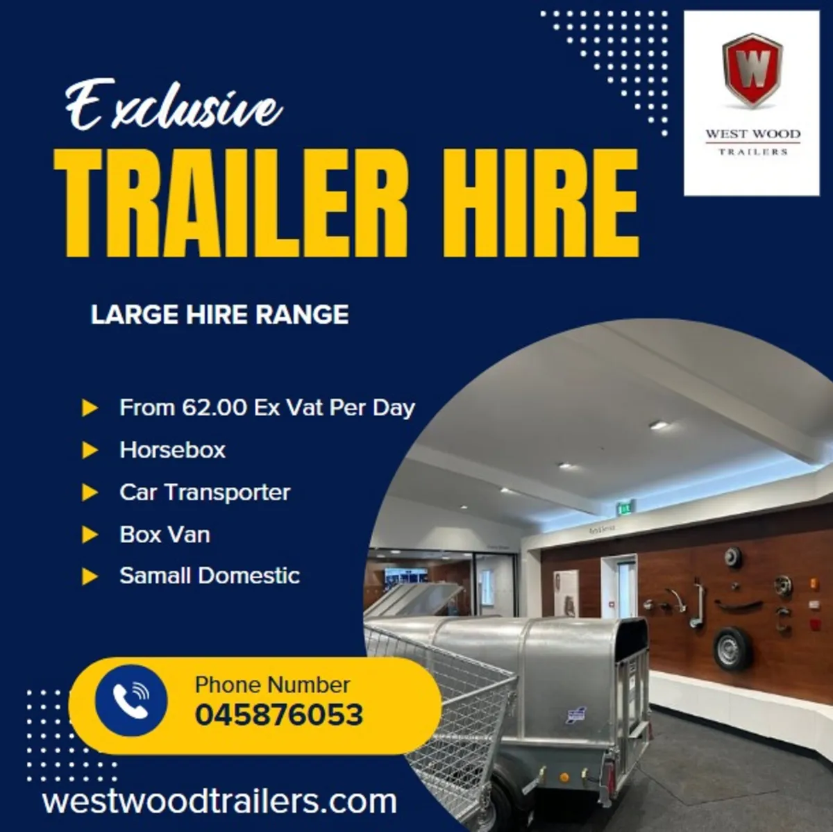 Trailer Hire Ifor Williams