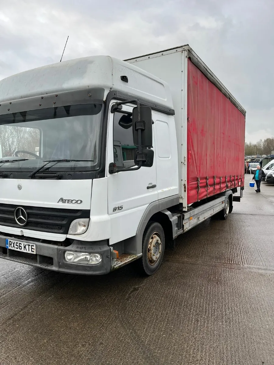 Mercedes ATEGO Sleeper Cab 7500Kg, curtain sider - Image 2