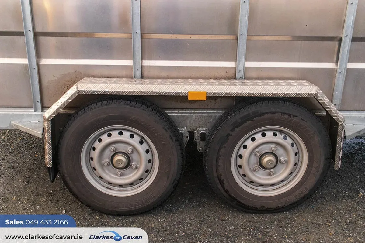 New MTec 12ft x 6ft Twin Axle Livestock Trailer - Image 4