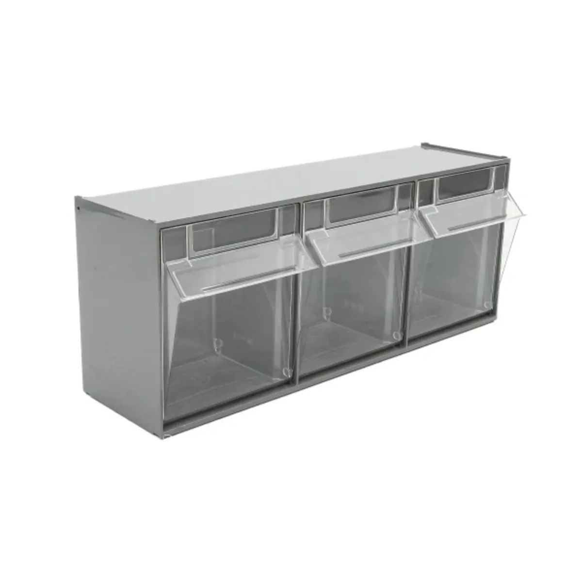 Tilt Bin Storage Box – 3 Bin - Image 1