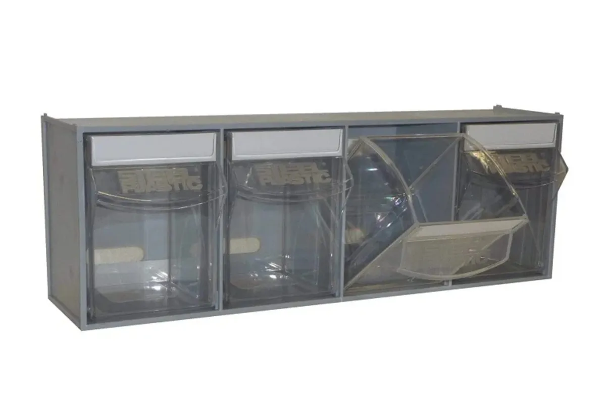 Tilt Bin Storage Box – 4 Bin - Image 2