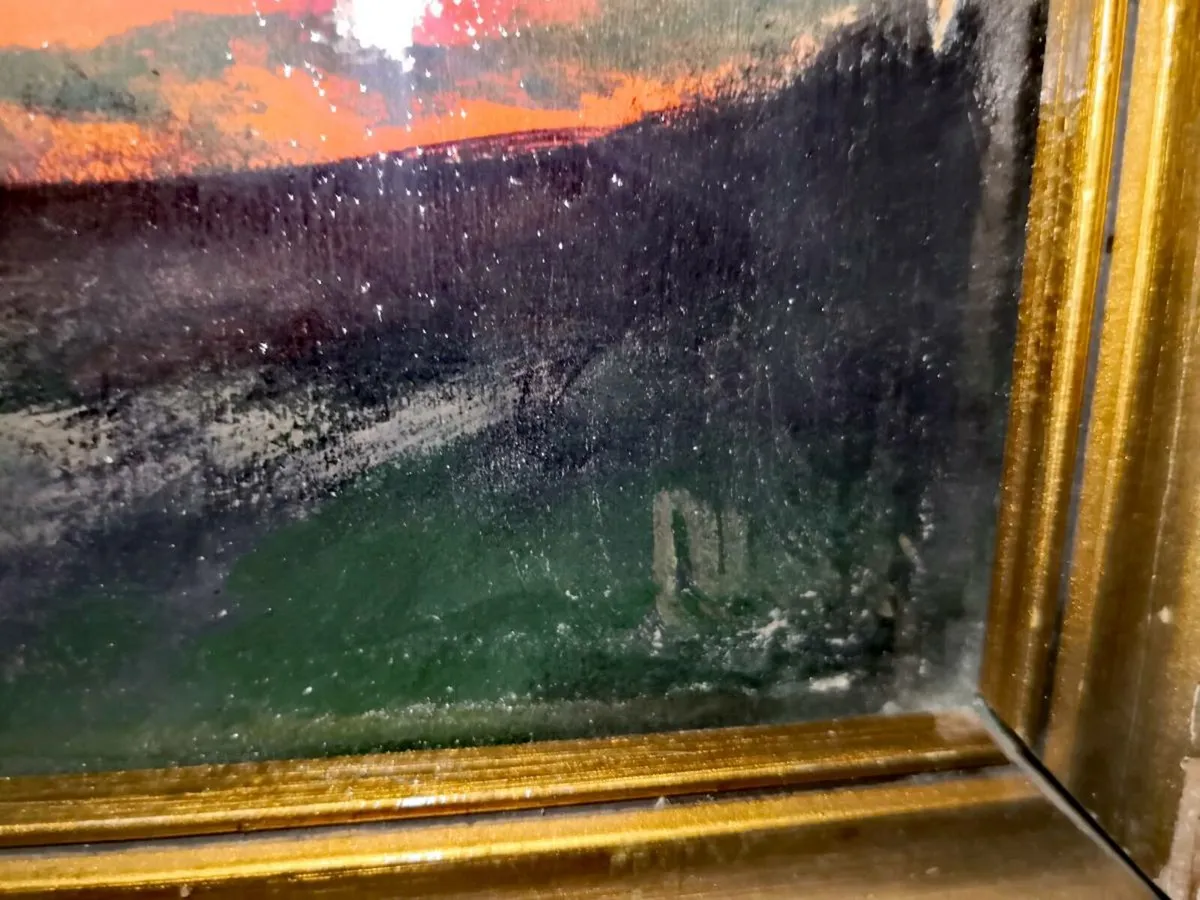 Antique oil painting on canvas - Image 2