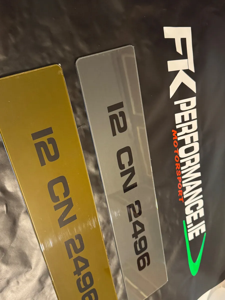Ultimate lightly tinted number plates - Image 1