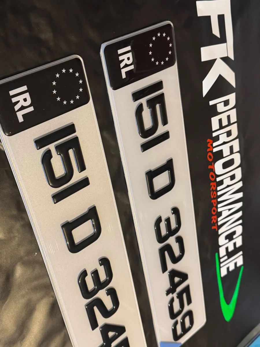 Ultimate gel number plates delivered - Image 1