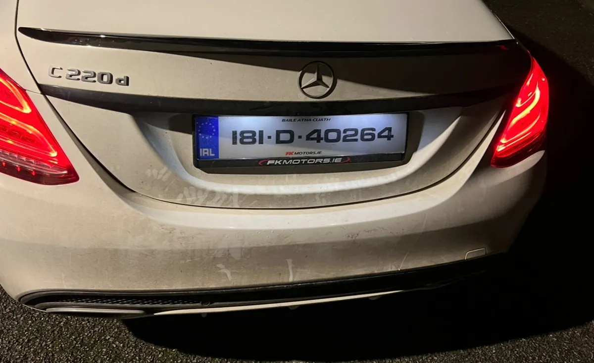 Mercedes c class boot spoiler w205