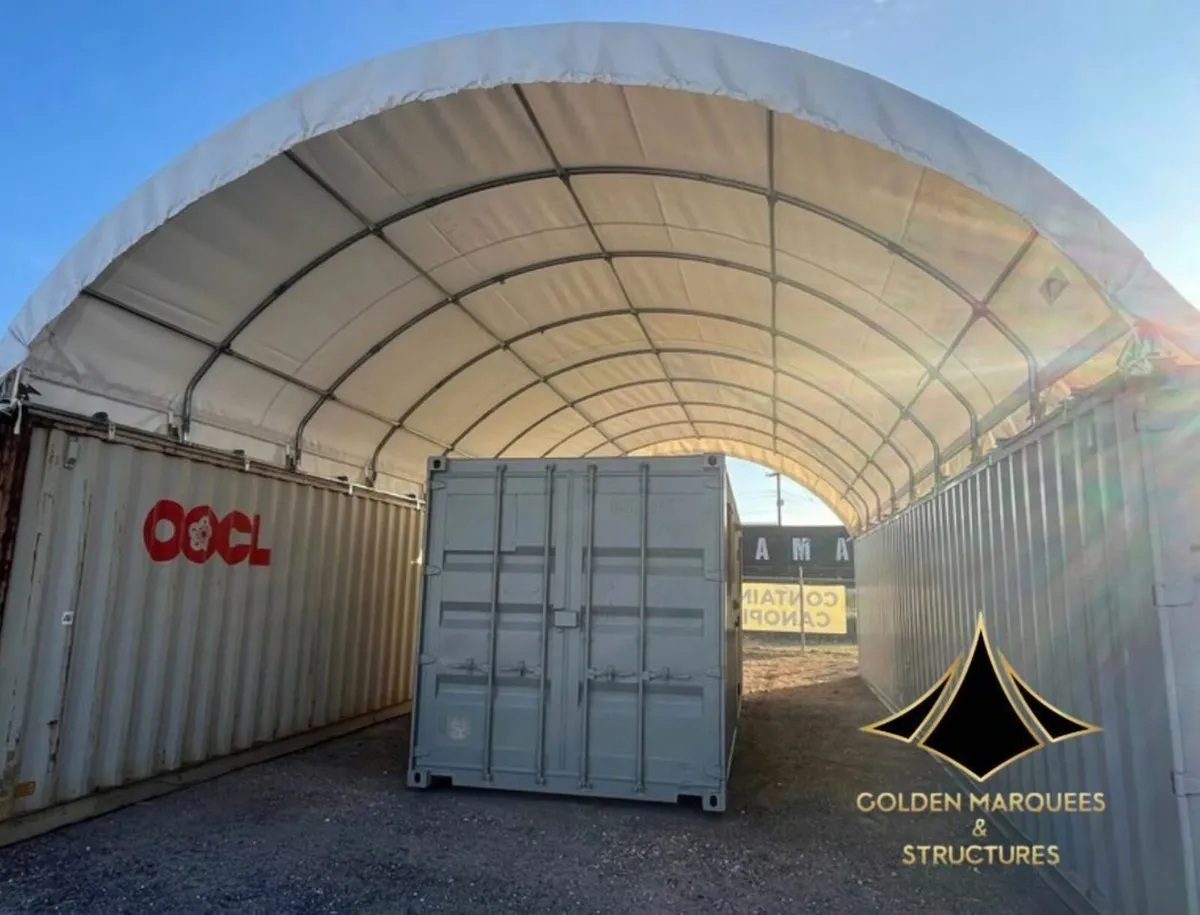 20ftX40ft Container Shelter -Closed Panel Included - Image 2