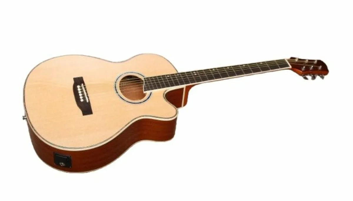 Semi Acoustic guitar built-in Pickup/Preamp/Tuner - Image 1