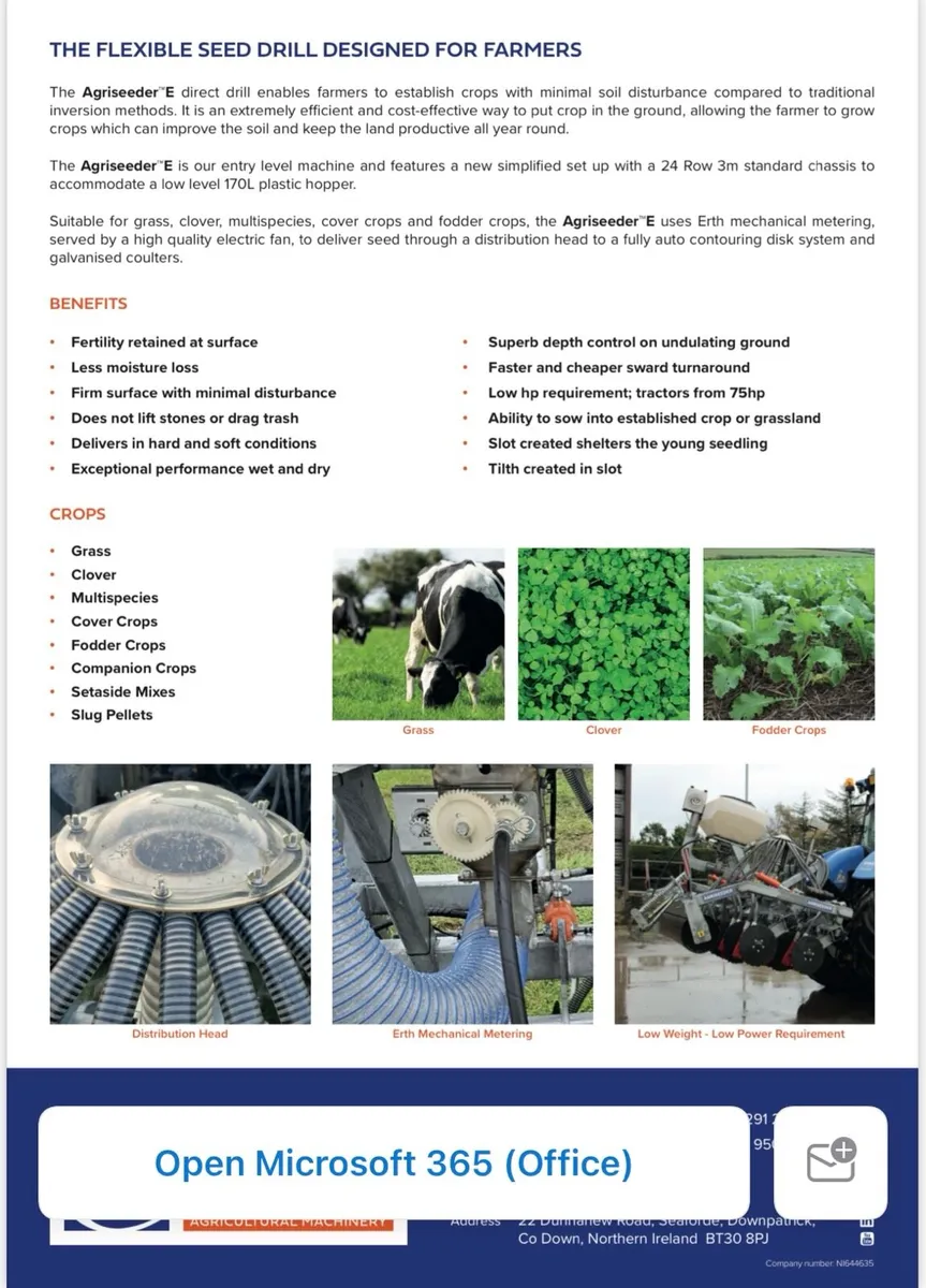 Erth Agriseeder E Grassland Rejuvenater - Image 3