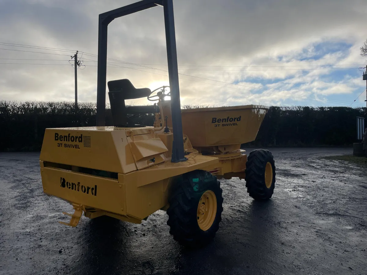 Benford 3 Ton Swivel Skip Dumper - Image 3