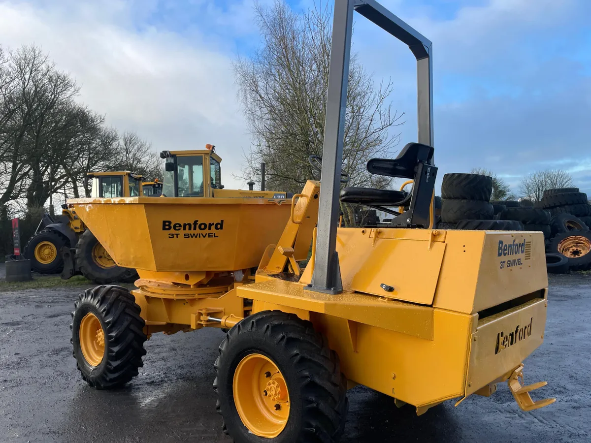 Benford 3 Ton Swivel Skip Dumper - Image 4
