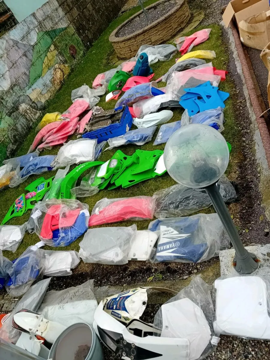 Motorcycle plastics &  parts  job lot - Image 1