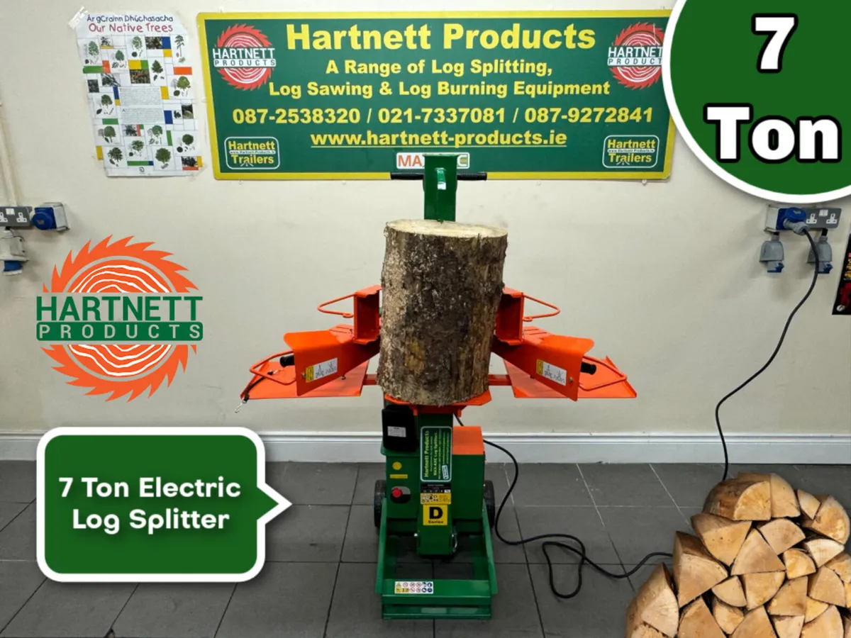 7 Ton Electric Log Splitter - Image 1