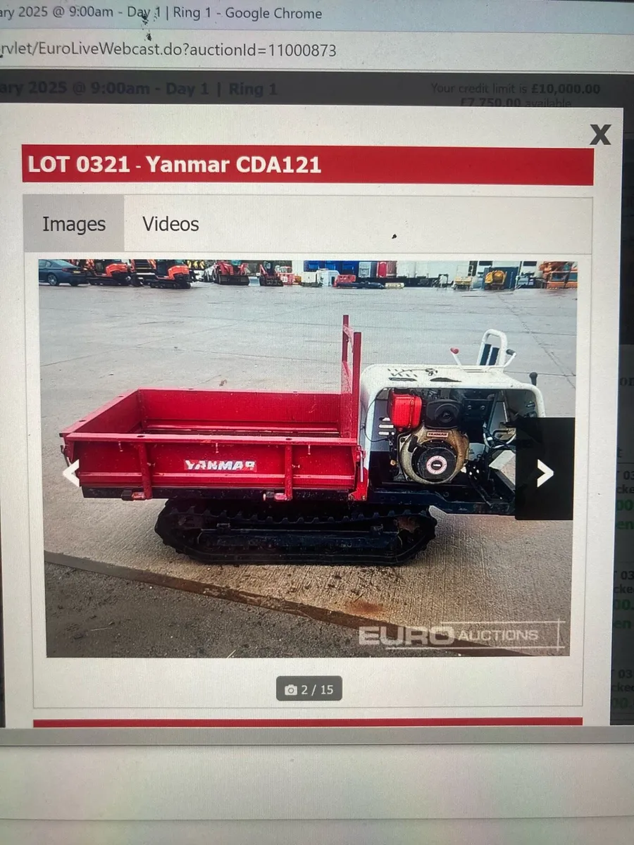 Crawler Yanmar Track Dumper - Image 2