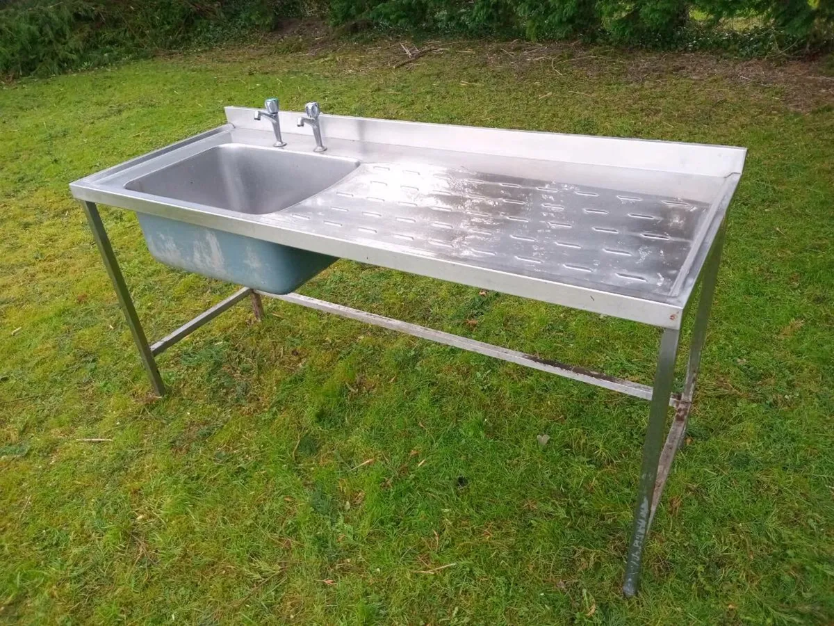 Stainless sinks, shelving etc - Image 4