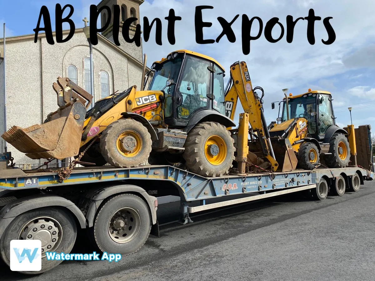 Jcb 3cx exports and telehandler - Image 1