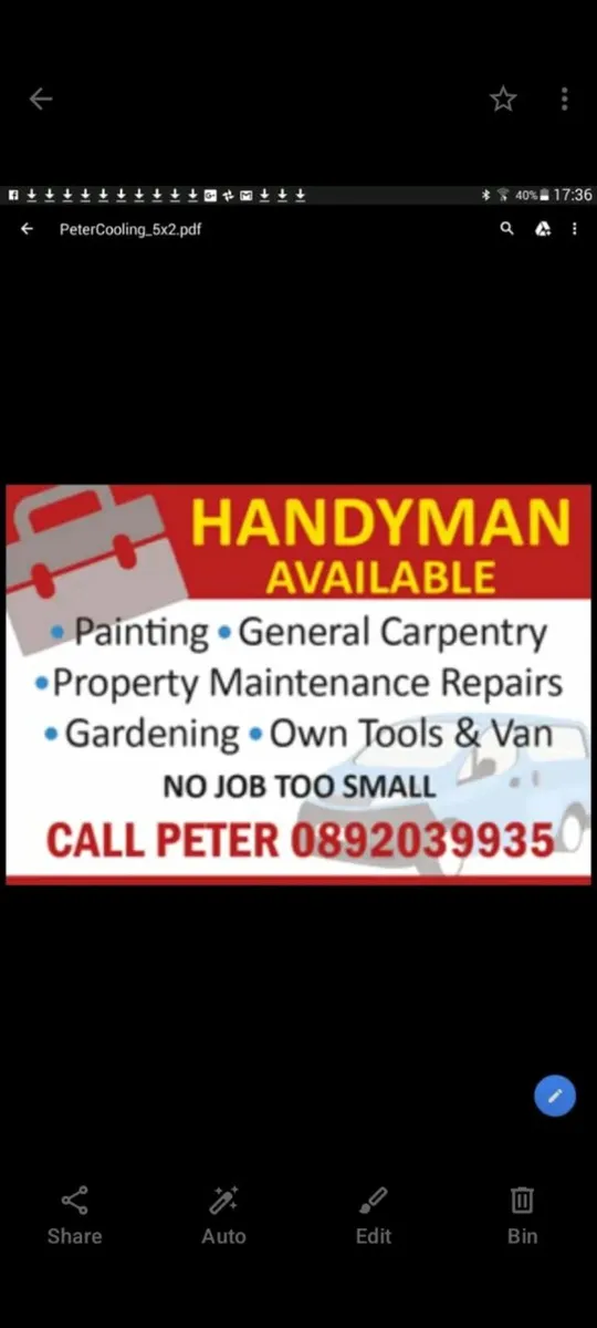Handyman available - Image 1