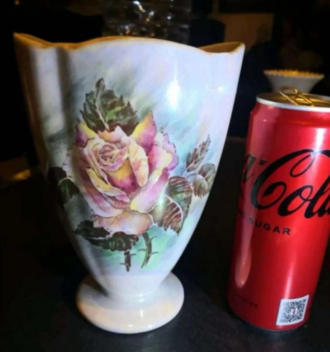 Antique Royal Minton Rose vase - Image 3