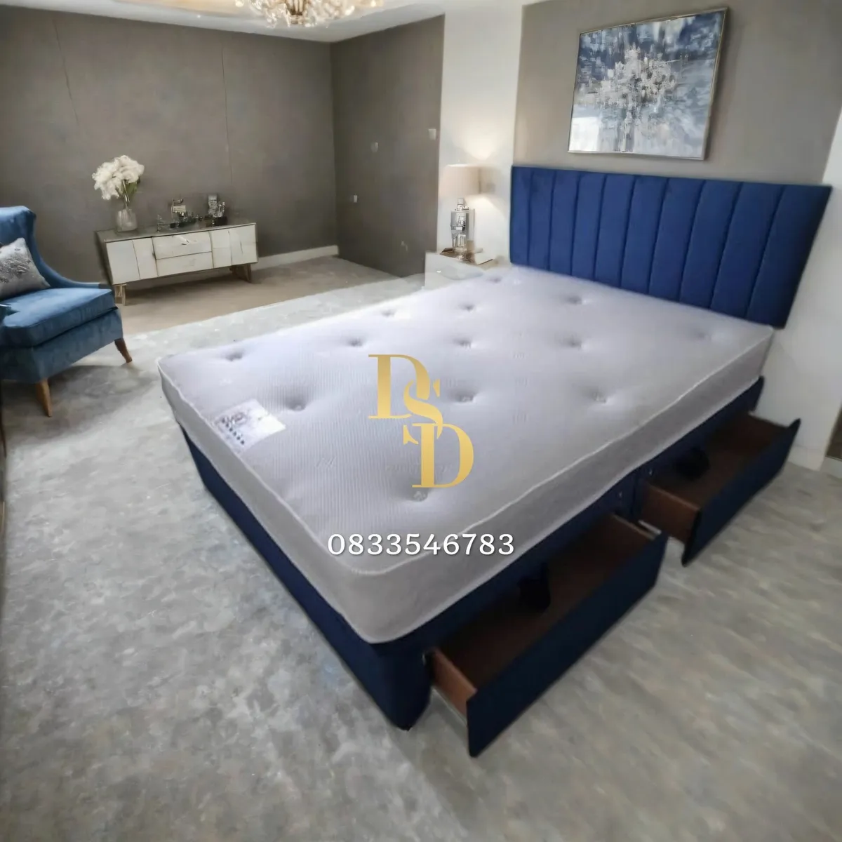 Pink Velvet Beds - Nationwide Delivery - Image 2