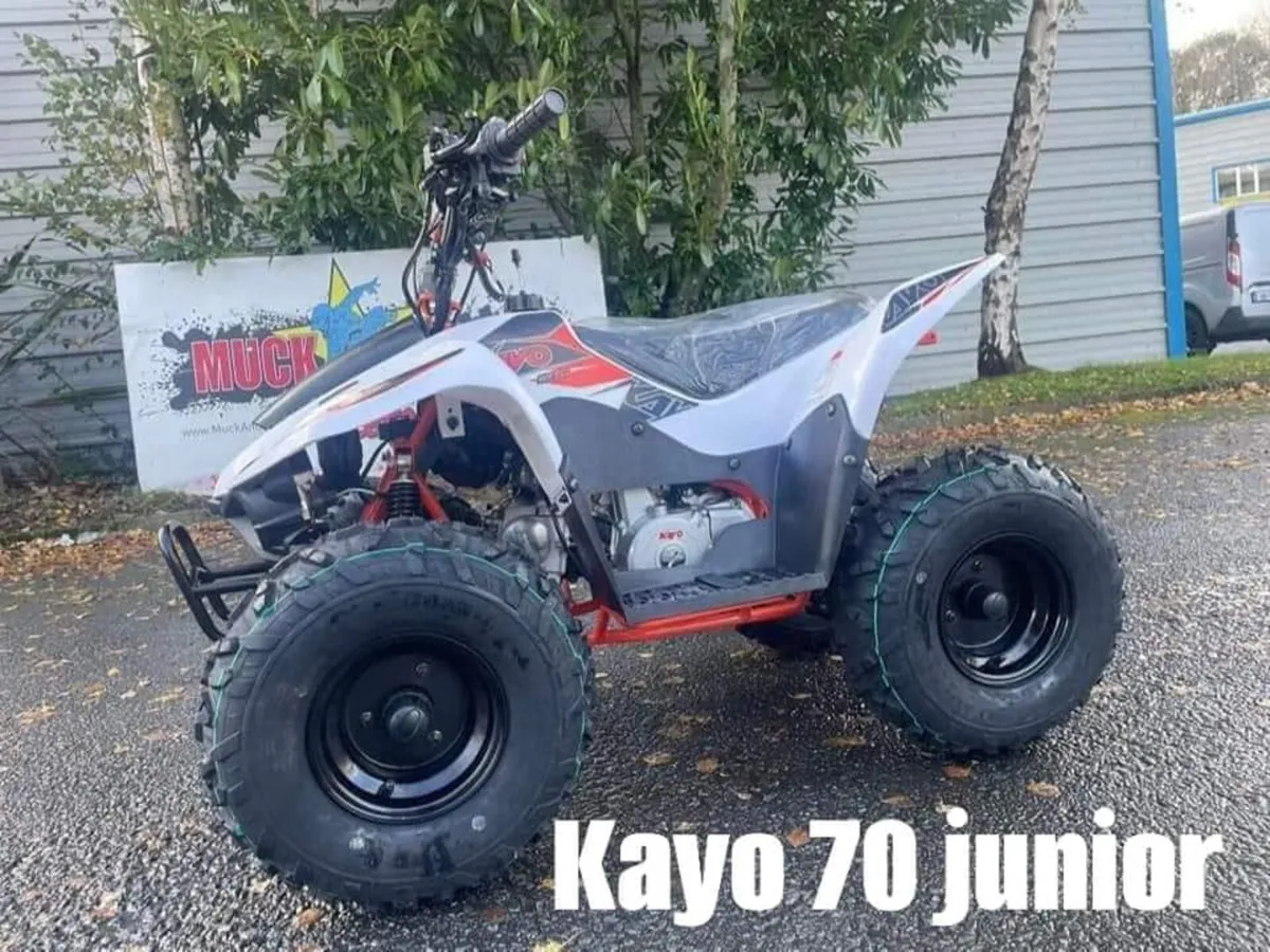 KAYO Fox 70 KIDS quad DELIVERY WARRANTY XMAS CLUB - Image 1