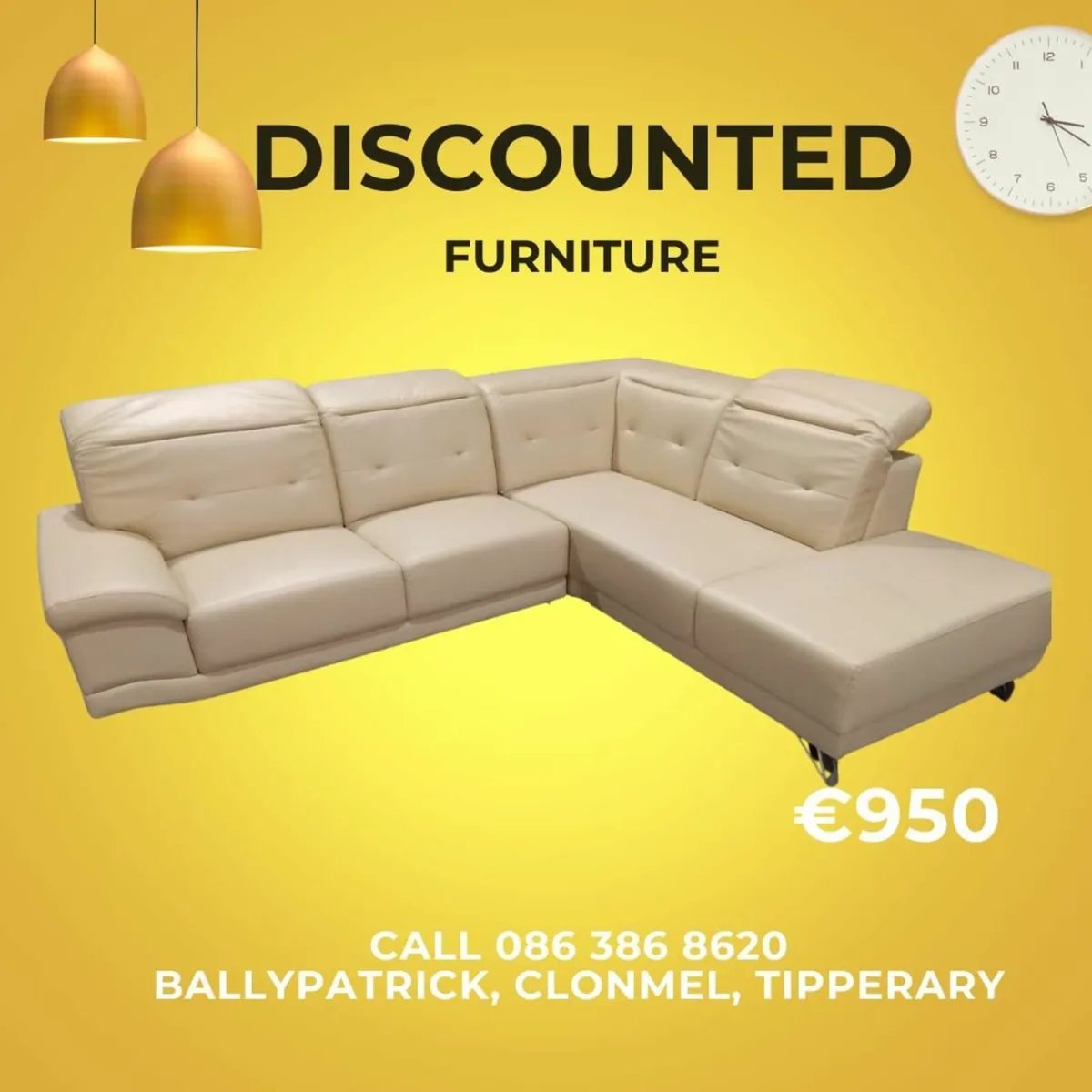 2 x2 chocolate brown sofas - Image 2