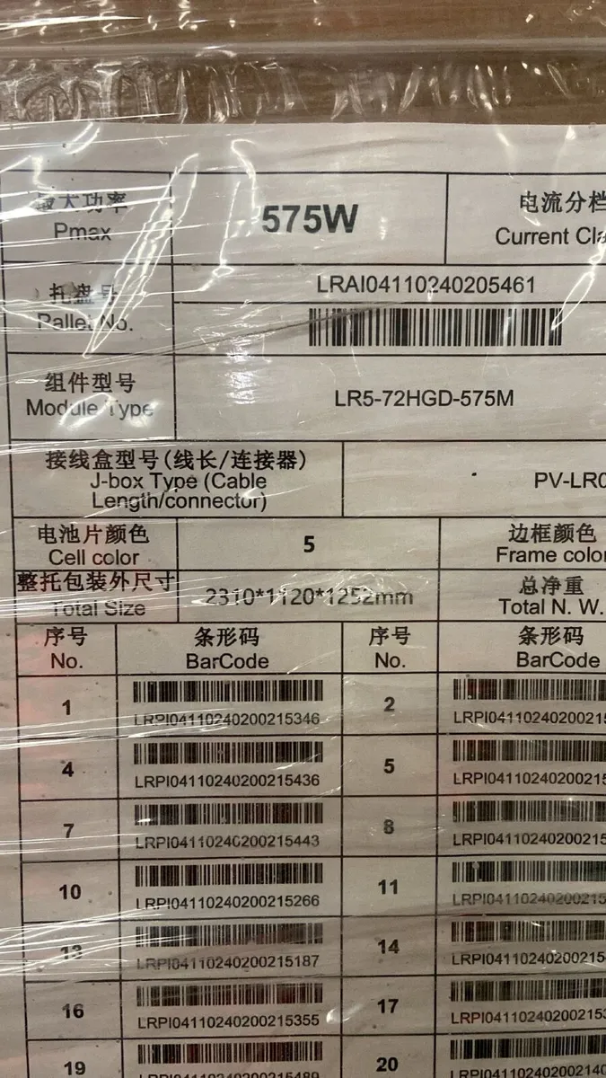 Longi Solar Panels 575 Watt - Image 4