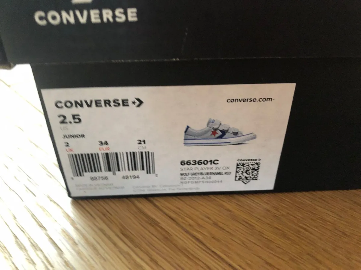 Kids Converse star player shoes - Image 2