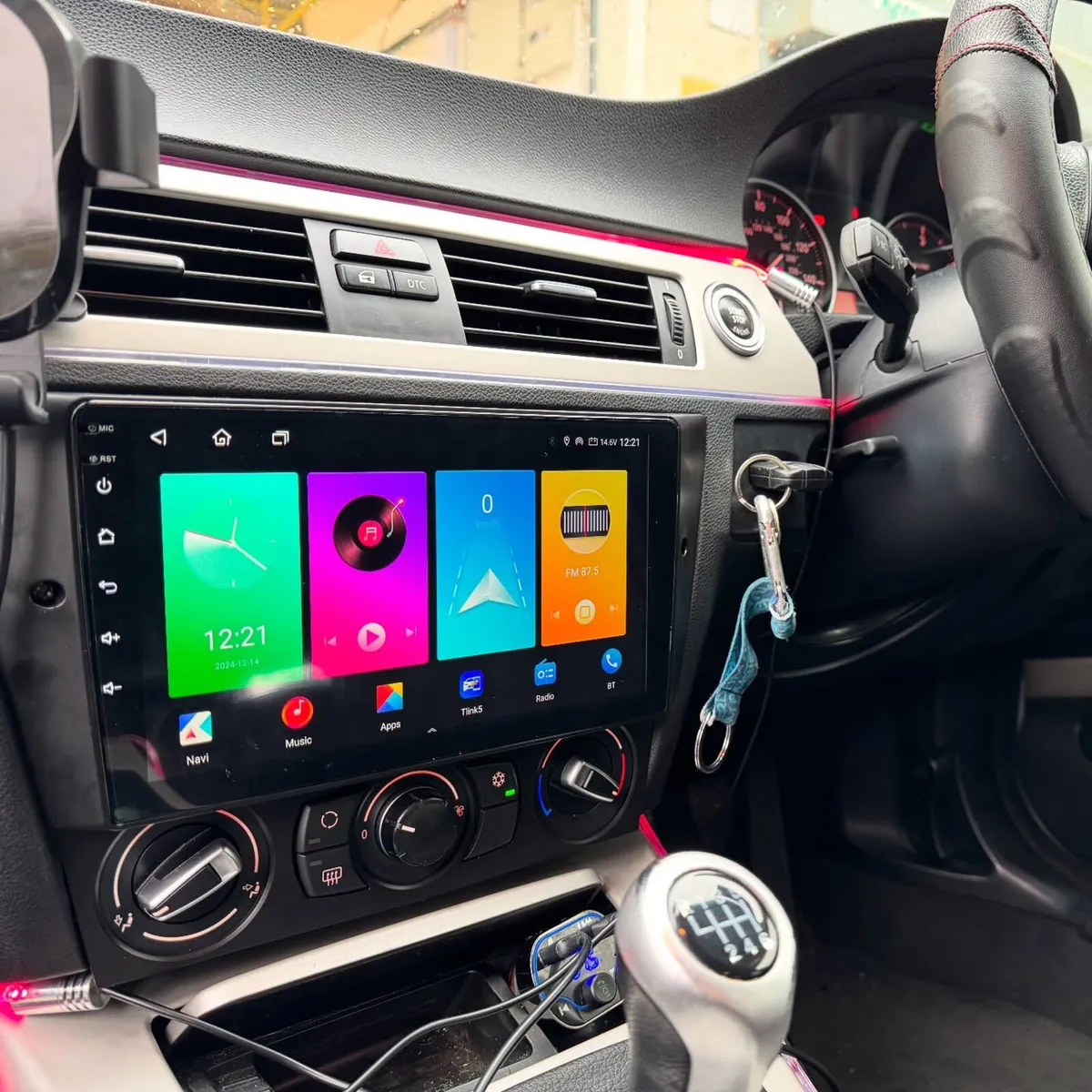 BMW 3 e90 Android Carplay 9" Radio - Image 2