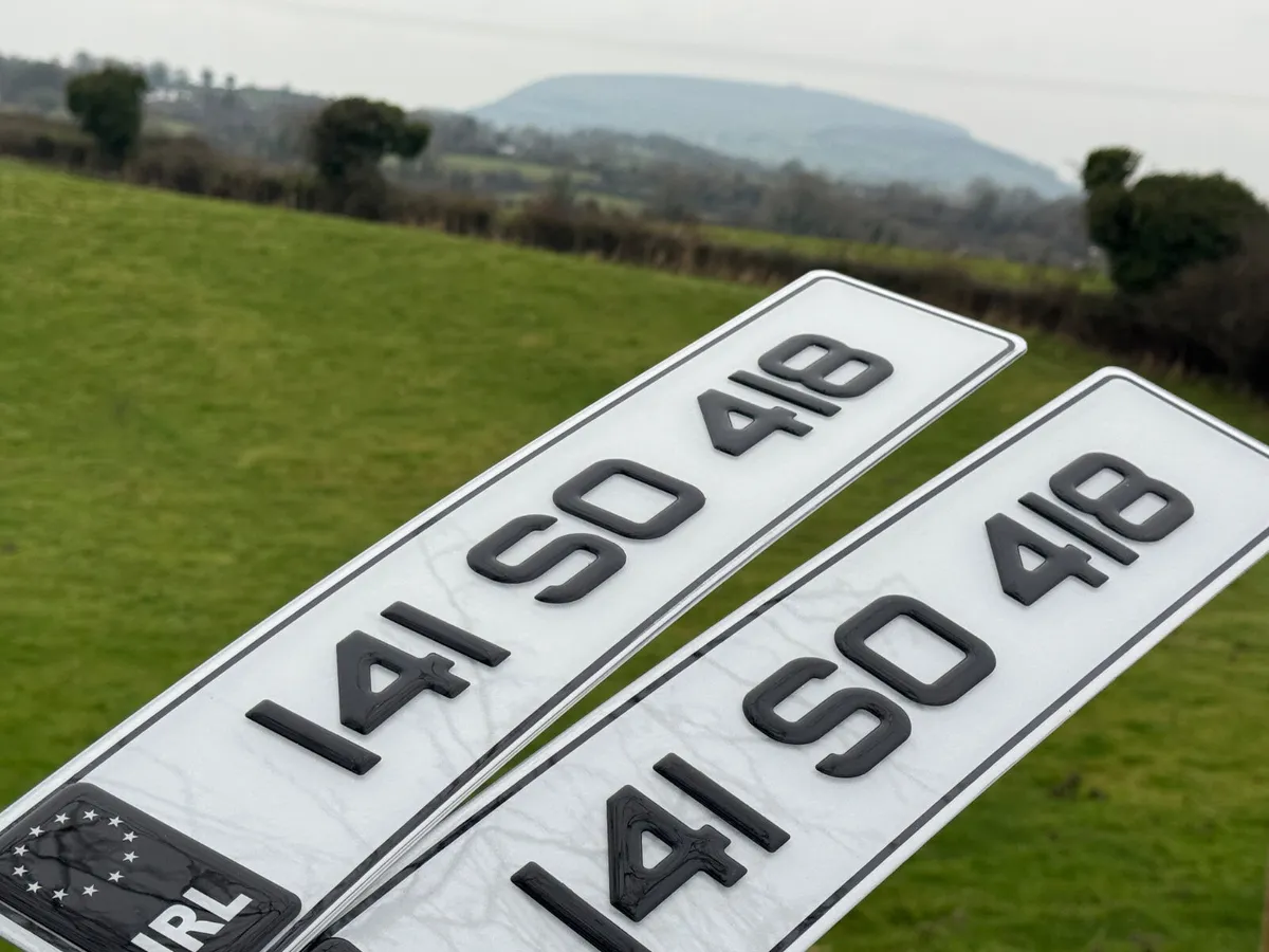 Tinted gel number plates @ FK - Image 1