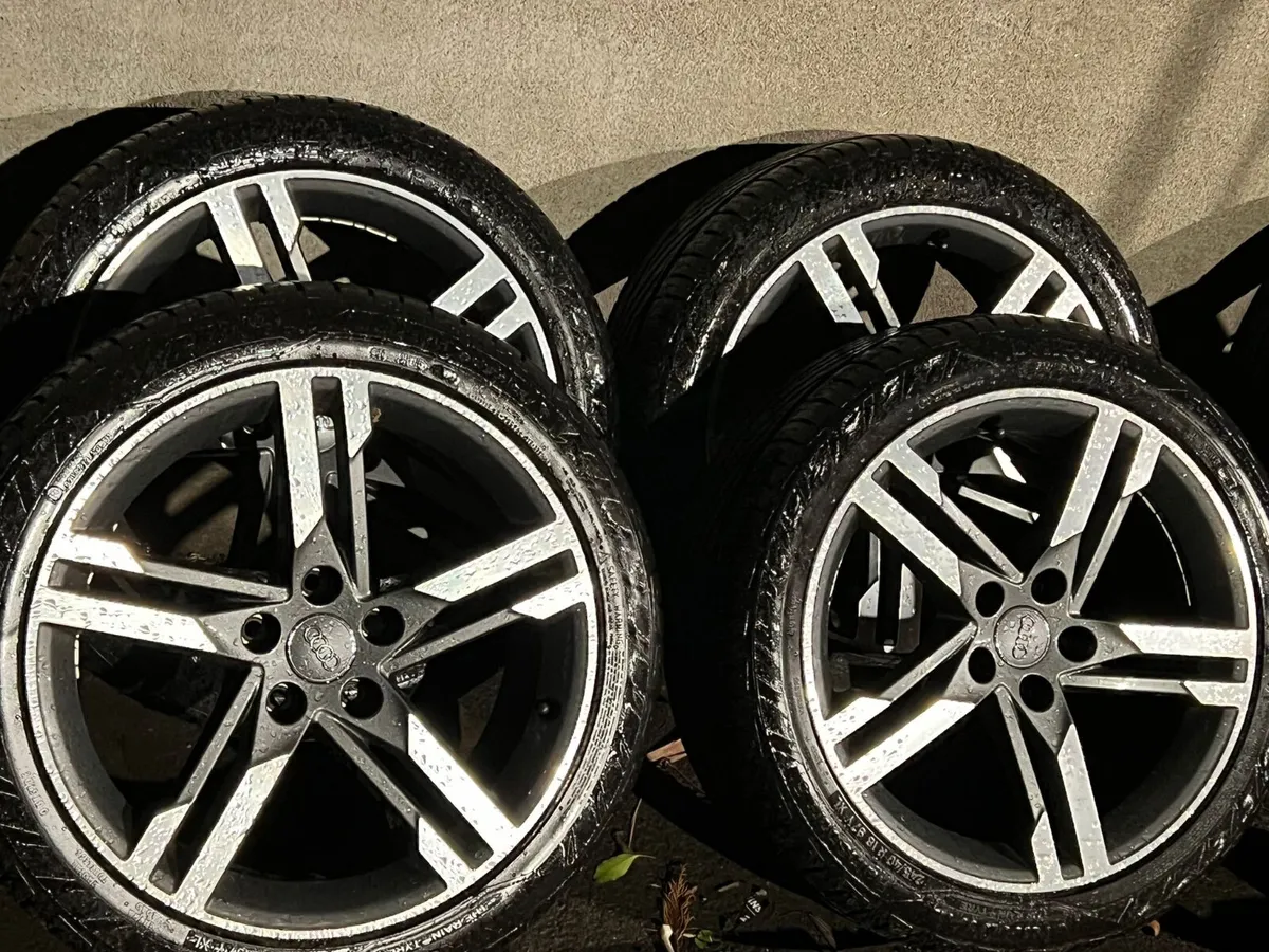 18” alloys and tyres Audi 5x112 used  Sline